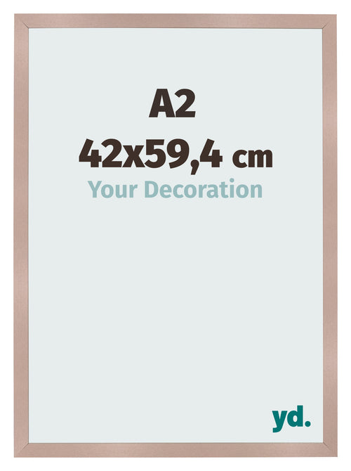 Cornice 42x59 4 cm A2 Rosa Antico MDF Bologna Davanti Dimensione | Yourdecoration.it