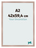 Cornice 42x59 4 cm A2 Rosa Antico MDF Bologna Davanti Dimensione | Yourdecoration.it