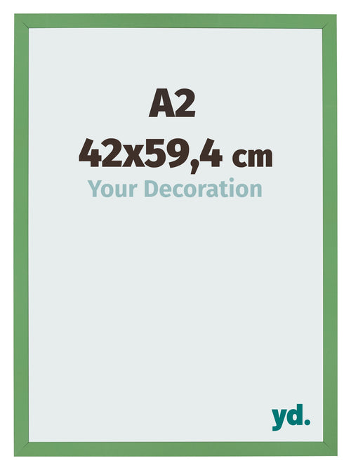 Cornice 42x59 4 cm A2 Verde MDF Bologna Davanti Dimensione | Yourdecoration.it