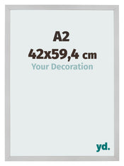 Cornice 42x59 4cm A2 Acciaio Inox MDF Bologna Davanti Dimensione | Yourdecoration.it