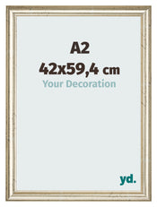 Cornice 42x59 4cm A2 Lucentezza Metallica MDF Lazio Davanti Dimensione | Yourdecoration.it