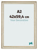 Cornice 42x59 4cm A2 Lucentezza Metallica MDF Lazio Davanti Dimensione | Yourdecoration.it