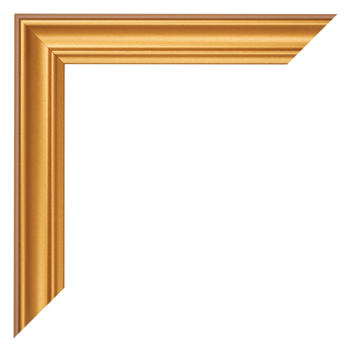 Cornice 42x59 4cm A2 Oro Opaco MDF Lazio Dettaglio Angolo | Yourdecoration.it
