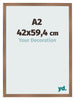 Cornice 42x59 4cm A2 Rame Decorativo MDF Bologna Davanti Dimensione | Yourdecoration.it