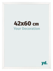 Cornice 42x60 cm Bianco Lucente MDF Bologna Davanti Dimensione | Yourdecoration.it