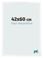 Cornice 42x60 cm Bianco Opaco MDF Bologna Davanti Dimensione | Yourdecoration.it