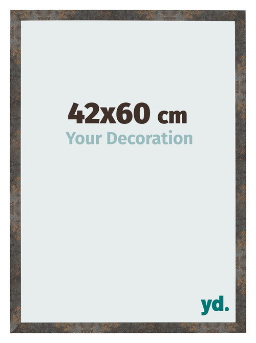 Cornice 42x60 cm Metallo Ossidato MDF Bologna Davanti Dimensione | Yourdecoration.it