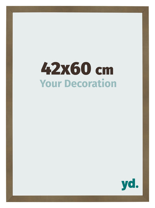 Cornice 42x60cm Bronzo Decorativo MDF Bologna Davanti Dimensione | Yourdecoration.it