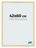 Cornice 42x60cm Faggio Decorativo MDF Bologna Davanti Dimensione | Yourdecoration.it