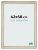 Cornice 42x60cm Lucentezza Metallica MDF Lazio Davanti Dimensione | Yourdecoration.it