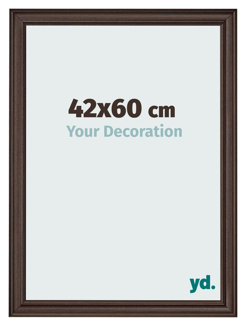 Cornice 42x60cm Quercia Scura MDF Lazio Davanti Dimensione | Yourdecoration.it