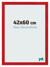 Cornice 42x60cm Rosso MDF Pisa Davanti Dimensione | Yourdecoration.it