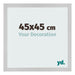 Cornice 45x45cm Acciaio Inox MDF Bologna Davanti Dimensione | Yourdecoration.it