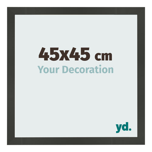 Cornice 45x45cm Antracite MDF Bologna Davanti Dimensione | Yourdecoration.it