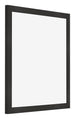 Cornice 45x45cm Nero Opaco MDF Bologna Davanti Obliquo | Yourdecoration.it