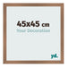 Cornice 45x45cm Rame Decorativo MDF Bologna Davanti Dimensione | Yourdecoration.it