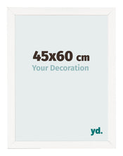 Cornice 45x60 cm Bianco Lucente MDF Bologna Davanti Dimensione | Yourdecoration.it