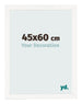 Cornice 45x60 cm Bianco Lucente MDF Bologna Davanti Dimensione | Yourdecoration.it