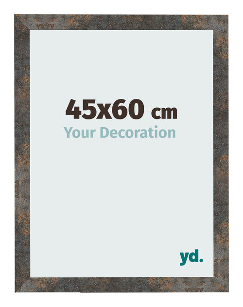 Cornice 45x60 cm Metallo Ossidato MDF Bologna Davanti Dimensione | Yourdecoration.it
