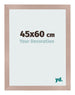 Cornice 45x60 cm Rosa Antico MDF Bologna Davanti Dimensione | Yourdecoration.it