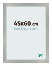 Cornice 45x60cm Alluminio Spazzolato MDF Bologna Davanti Dimensione | Yourdecoration.it