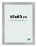 Cornice 45x60cm Alluminio Spazzolato MDF Bologna Davanti Dimensione | Yourdecoration.it