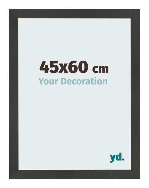 Cornice 45x60cm Antracite MDF Bologna Davanti Dimensione | Yourdecoration.it
