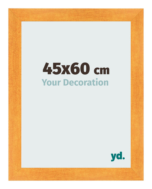 Cornice 45x60cm Arancione MDF Pisa Davanti Dimensione | Yourdecoration.it