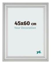 Cornice 45x60cm Argento Opaco MDF Lazio Davanti Dimensione | Yourdecoration.it