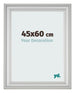 Cornice 45x60cm Argento Opaco MDF Lazio Davanti Dimensione | Yourdecoration.it