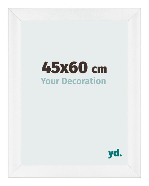 Cornice 45x60cm Bianco Vintage MDF Pisa Davanti Dimensione | Yourdecoration.it
