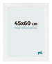 Cornice 45x60cm Bianco Vintage MDF Pisa Davanti Dimensione | Yourdecoration.it