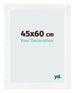 Cornice 45x60cm Bianco Vintage MDF Pisa Davanti Dimensione | Yourdecoration.it
