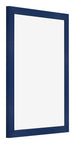 Cornice 45x60cm Blu Scuro Spazzato MDF Bologna Davanti Obliquo | Yourdecoration.it