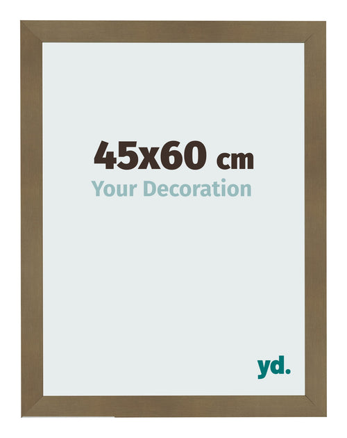Cornice 45x60cm Bronzo Decorativo MDF Bologna Davanti Dimensione | Yourdecoration.it