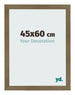 Cornice 45x60cm Bronzo Decorativo MDF Bologna Davanti Dimensione | Yourdecoration.it