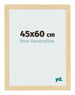 Cornice 45x60cm Faggio Decorativo MDF Bologna Davanti Dimensione | Yourdecoration.it