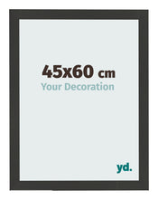 Cornice 45x60cm Grana Di Legno Nero MDF Bologna Davanti Dimensione | Yourdecoration.it