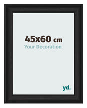 Cornice 45x60cm Grana Di Legno Nero MDF Lazio Davanti Dimensione | Yourdecoration.it