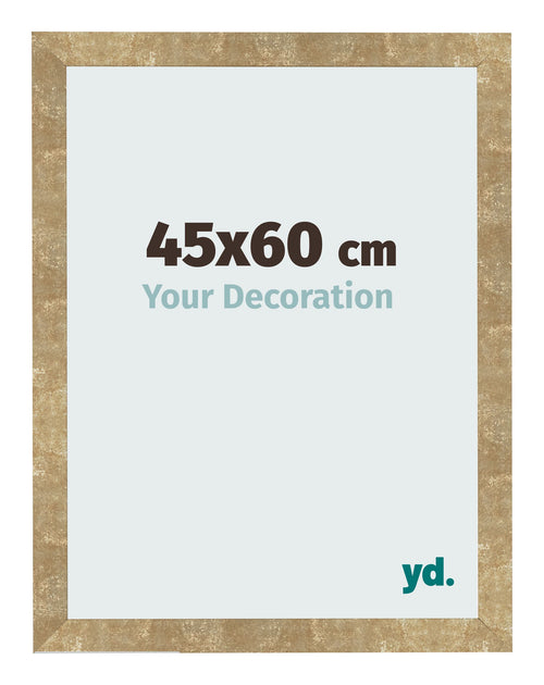Cornice 45x60cm Oro Antico MDF Bologna Davanti Dimensione | Yourdecoration.it