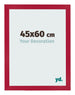 Cornice 45x60cm Rosso MDF Bologna Davanti Dimensione | Yourdecoration.it