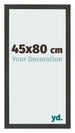 Cornice 45x80cm Antracite MDF Bologna Davanti Dimensione | Yourdecoration.it