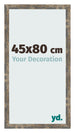 Cornice 45x80cm Blu Oro Fondente MDF Bologna Davanti Dimensione | Yourdecoration.it