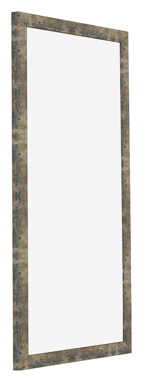 Cornice 45x80cm Blu Oro Fondente MDF Bologna Davanti Obliquo | Yourdecoration.it
