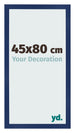 Cornice 45x80cm Blu Scuro Spazzato MDF Bologna Davanti Dimensione | Yourdecoration.it