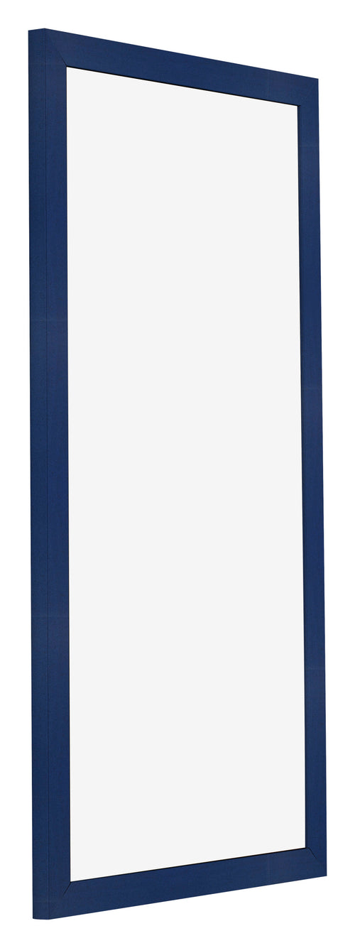 Cornice 45x80cm Blu Scuro Spazzato MDF Bologna Davanti Obliquo | Yourdecoration.it