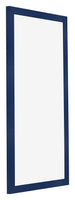 Cornice 45x80cm Blu Scuro Spazzato MDF Bologna Davanti Obliquo | Yourdecoration.it