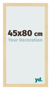 Cornice 45x80cm Faggio Decorativo MDF Bologna Davanti Dimensione | Yourdecoration.it