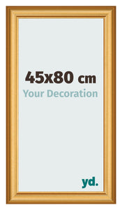 Cornice 45x80cm Oro Opaco MDF Lazio Davanti Dimensione | Yourdecoration.it
