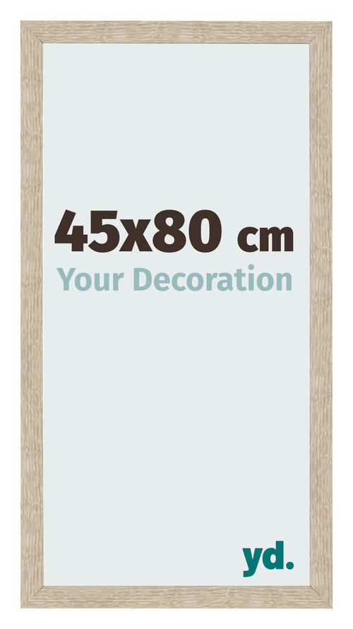 Cornice 45x80cm Rovere MDF Bologna Davanti Dimensione | Yourdecoration.it